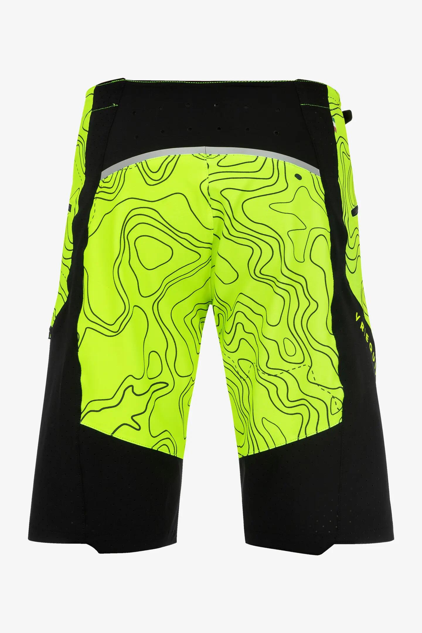 SHORT HOMME, JAUNE FLUO, 34 2/7