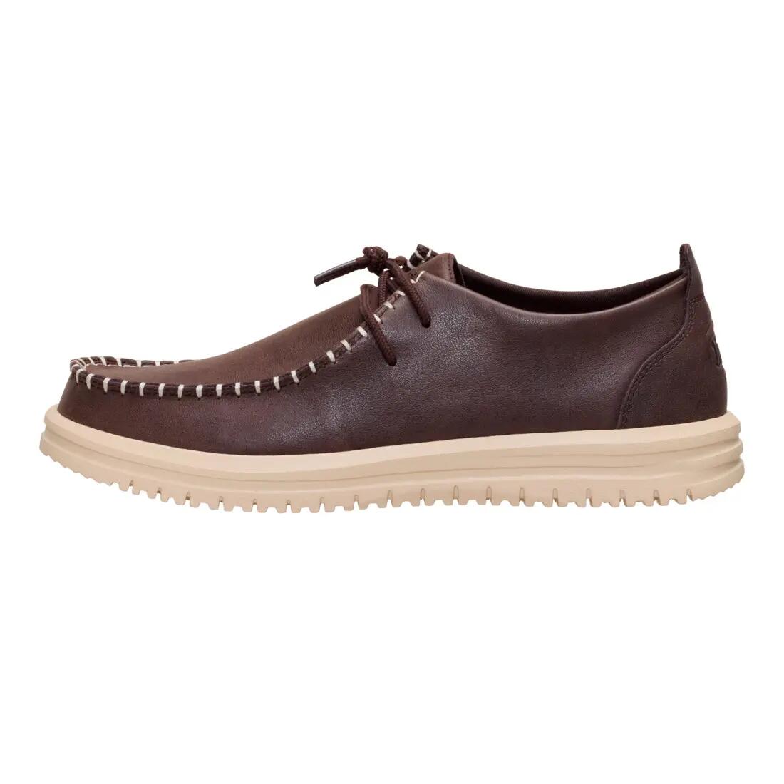 HeyDude Męskie Mokasyny Wally Moc Leather 2/6