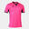 T-shirt manga curta Rapaz Joma Toletum ii rosa fluorescente preto