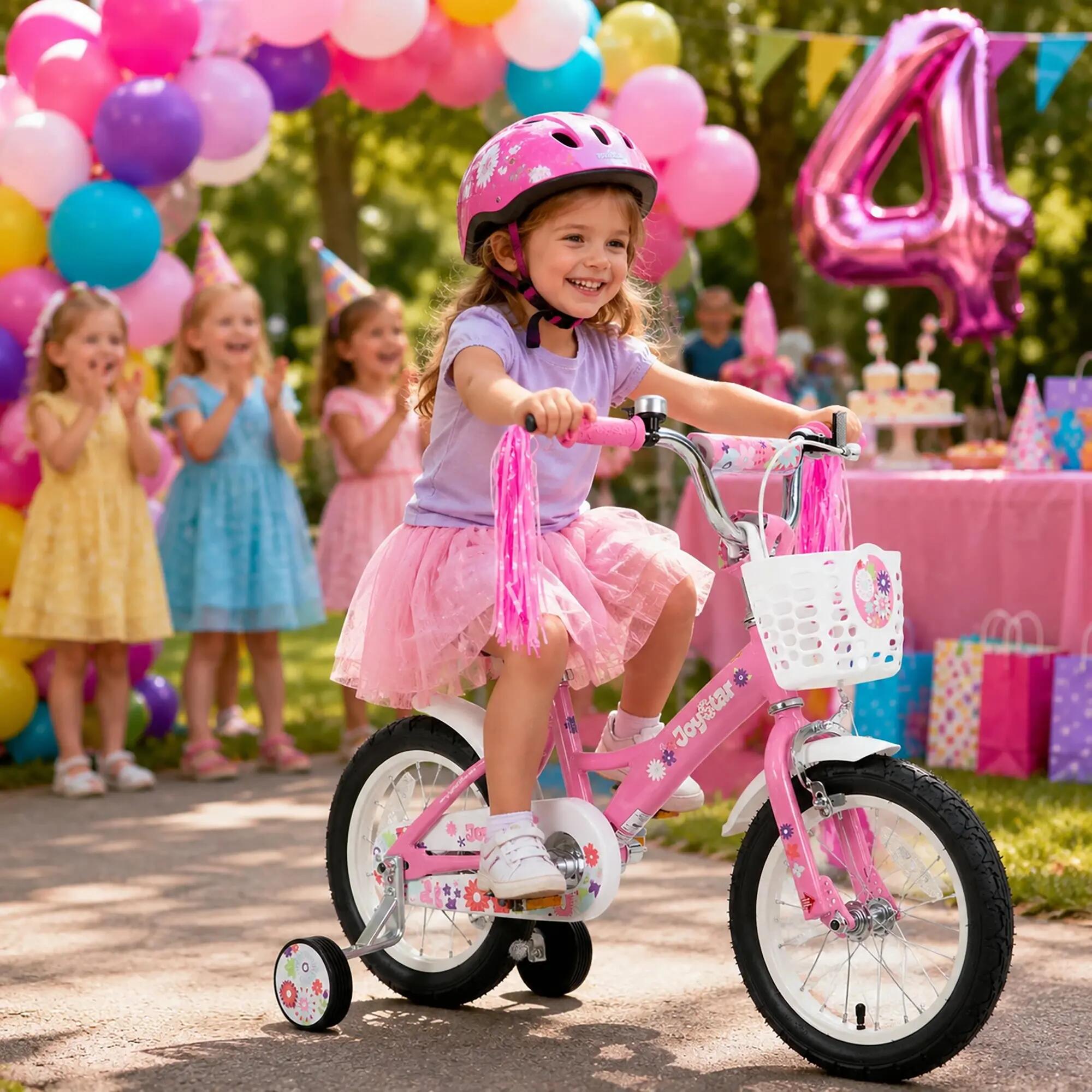 Fille vélo vélo enfant 12" roulettes, adapté aux petites filles de 2 à 4 ans 7/7