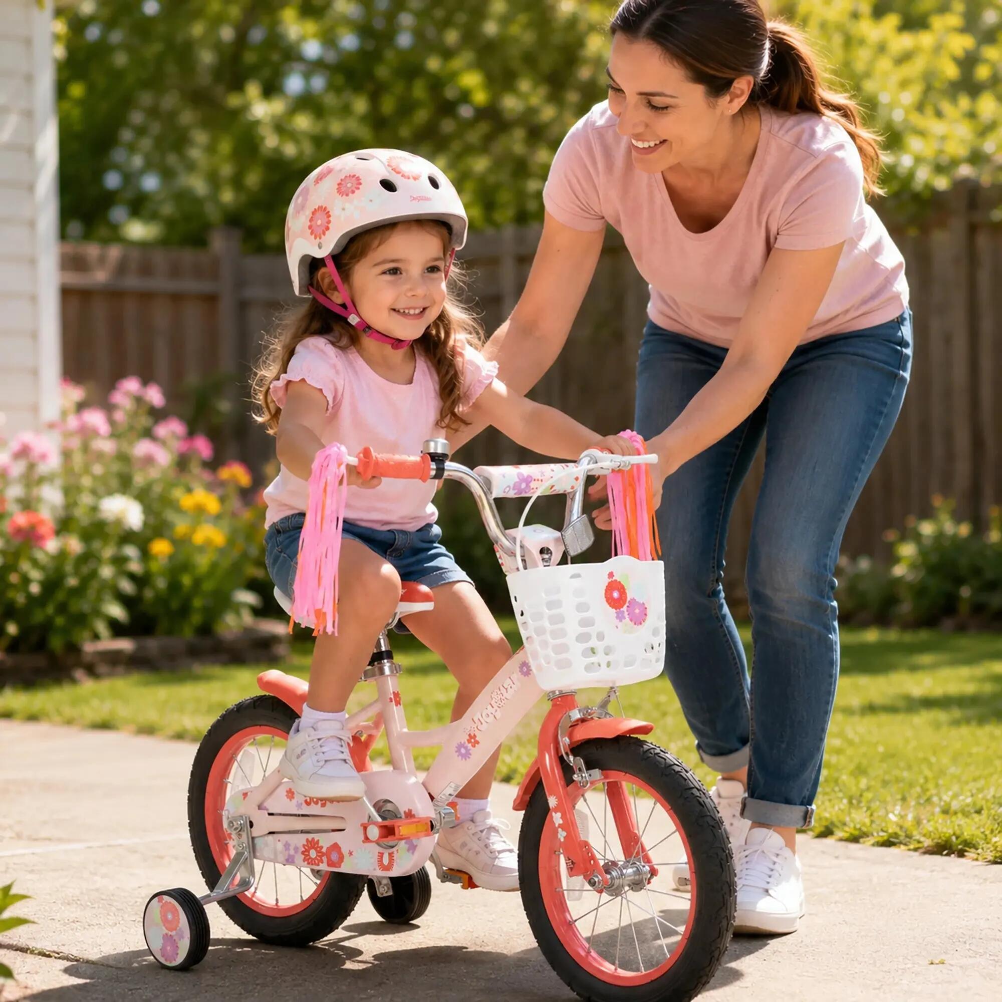 Fille vélo vélo enfant 12" roulettes, adapté aux petites filles de 2 à 4 ans 7/7