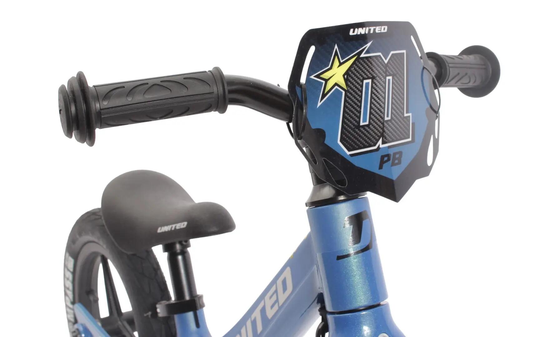 Roue BMX vélo magnésium KHE UNITED 12 pouces 2,9 kg bleu 9/15
