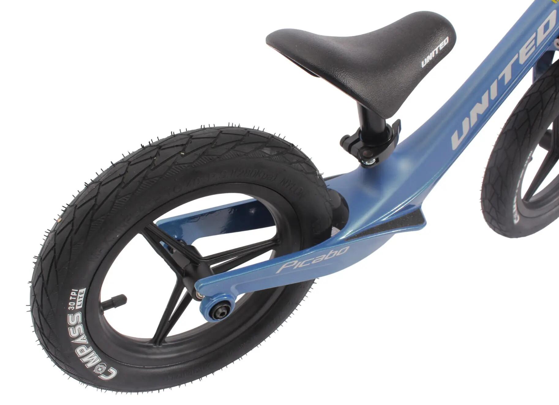 Roue BMX vélo magnésium KHE UNITED 12 pouces 2,9 kg bleu 8/15