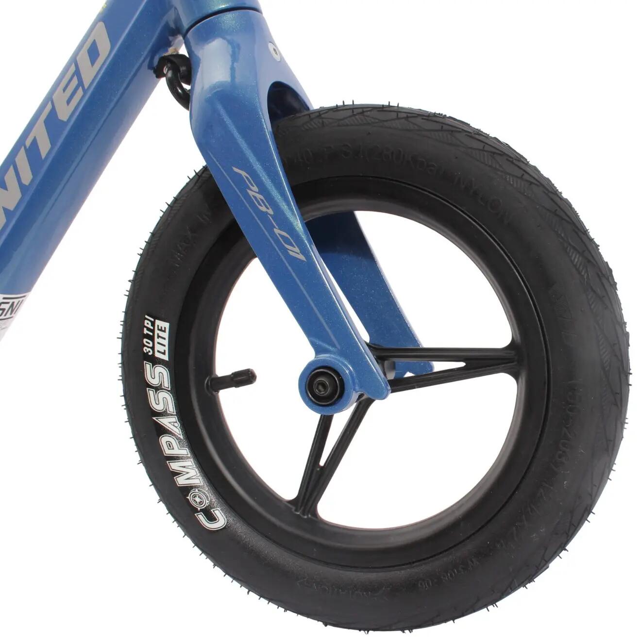 Roue BMX vélo magnésium KHE UNITED 12 pouces 2,9 kg bleu 6/15