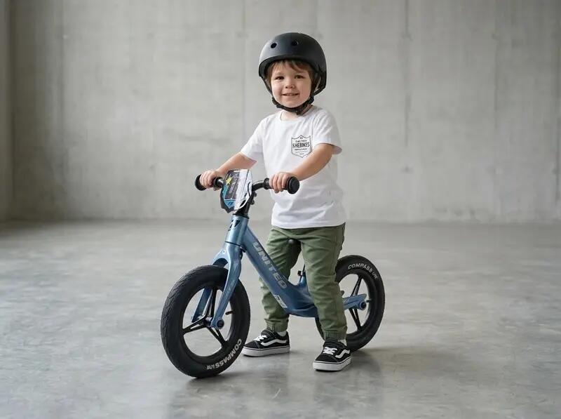 Roue BMX vélo magnésium KHE UNITED 12 pouces 2,9 kg bleu 4/15