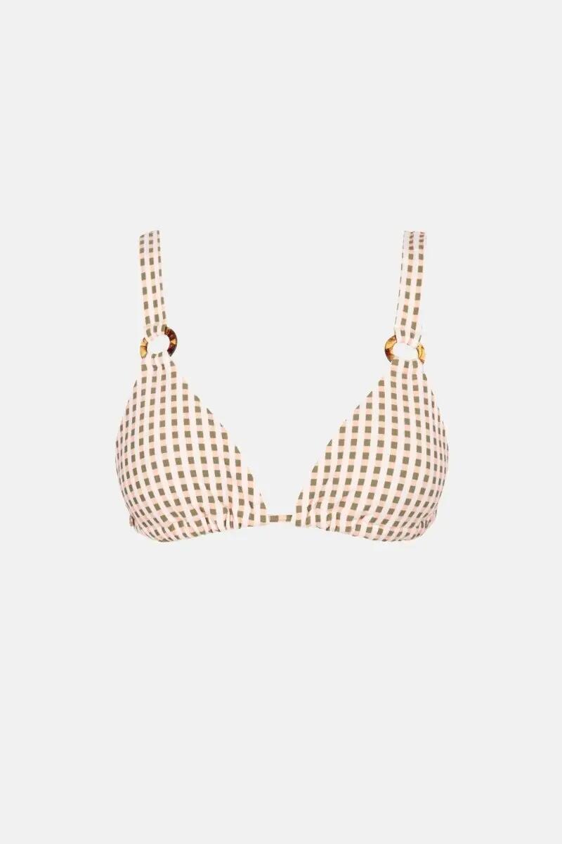 Chloe  Check Soft Strap Slide Tri - Haut De Maillot Femme 5/6
