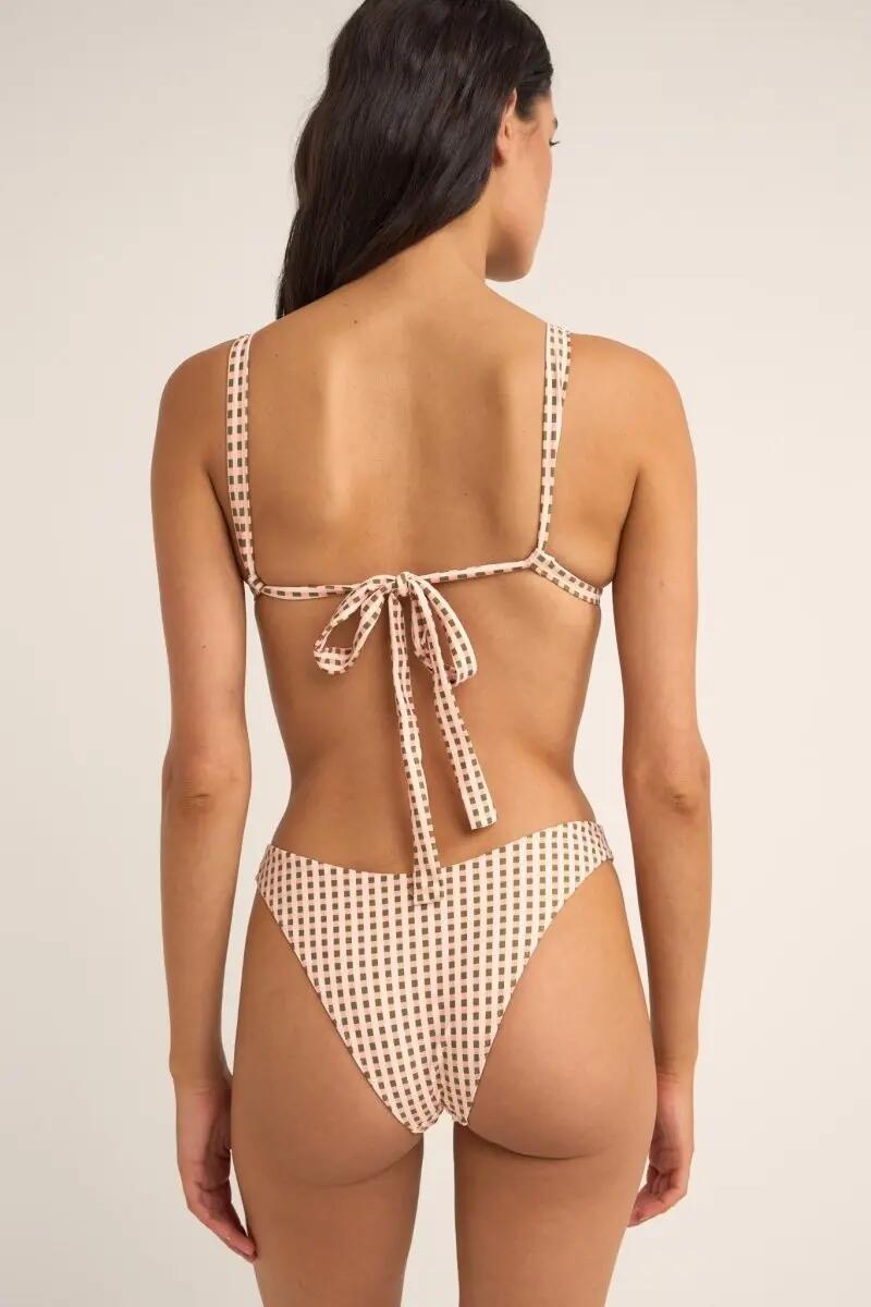 Chloe  Check Soft Strap Slide Tri - Haut De Maillot Femme 3/6