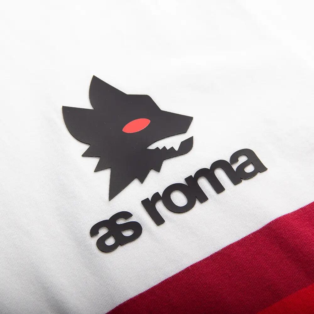 AS Roma Rayures - T-Shirt - Blanc – COPA Football 5/7