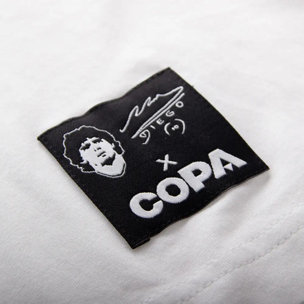Maradona x COPA Napoli Thuis - T-Shirt - Wit – COPA Football 6/7