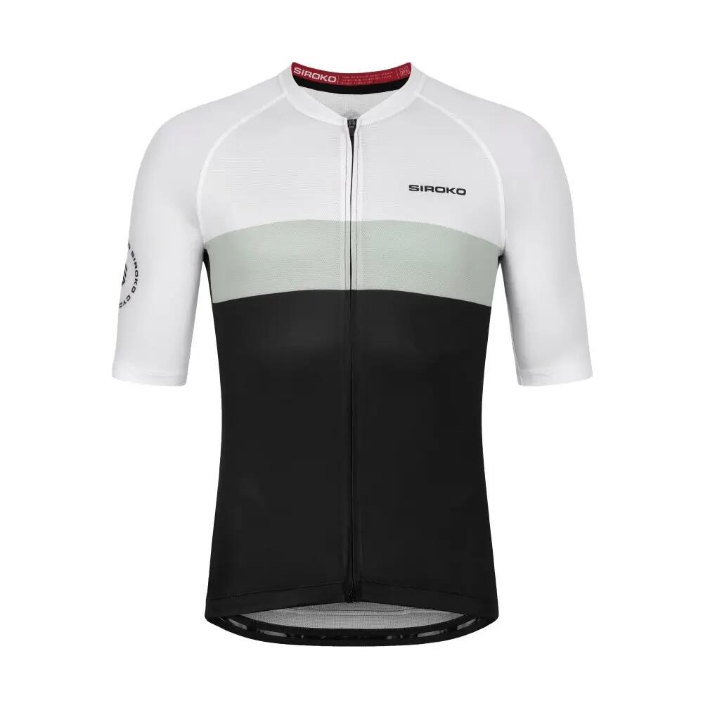 Herren Radsport ultraleichtes radtrikot für M3 Podium Schwarz 6/7