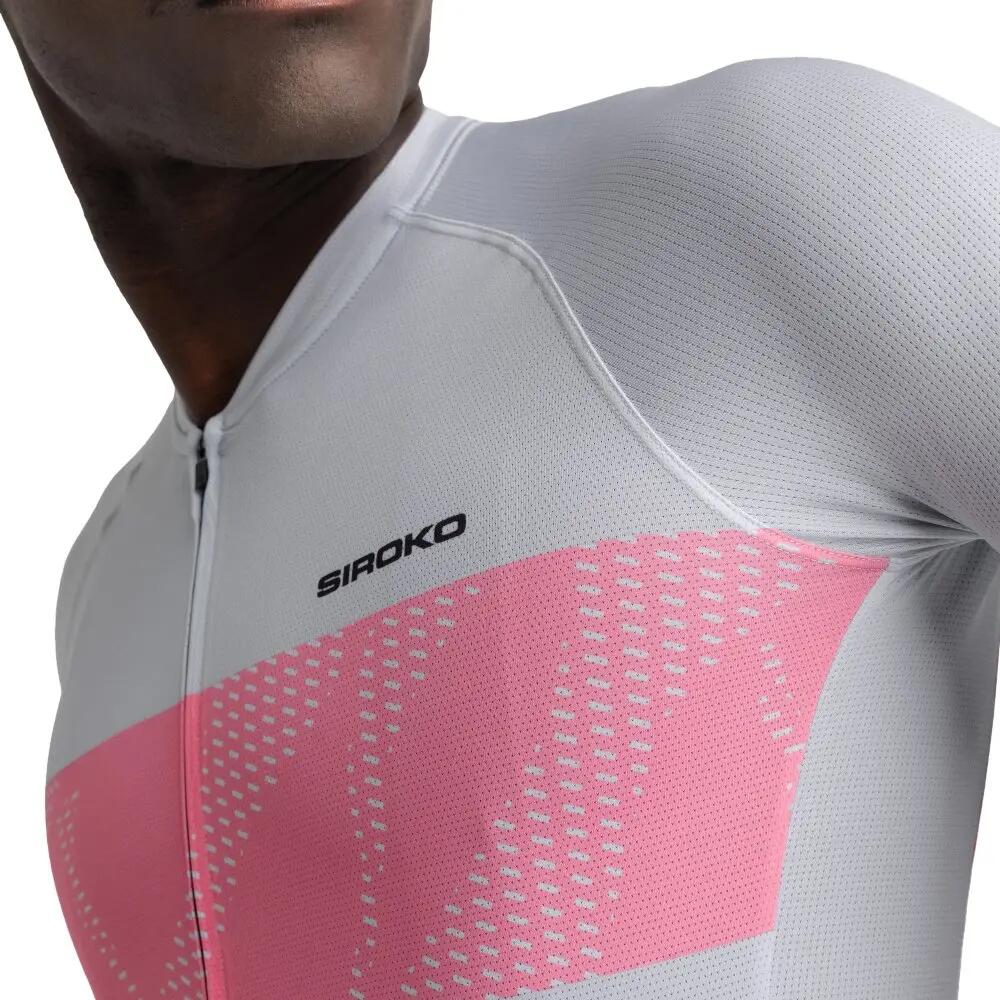Maillot de manga corta hombre ultraligero ciclismo M3 Cadence Gris 5/8