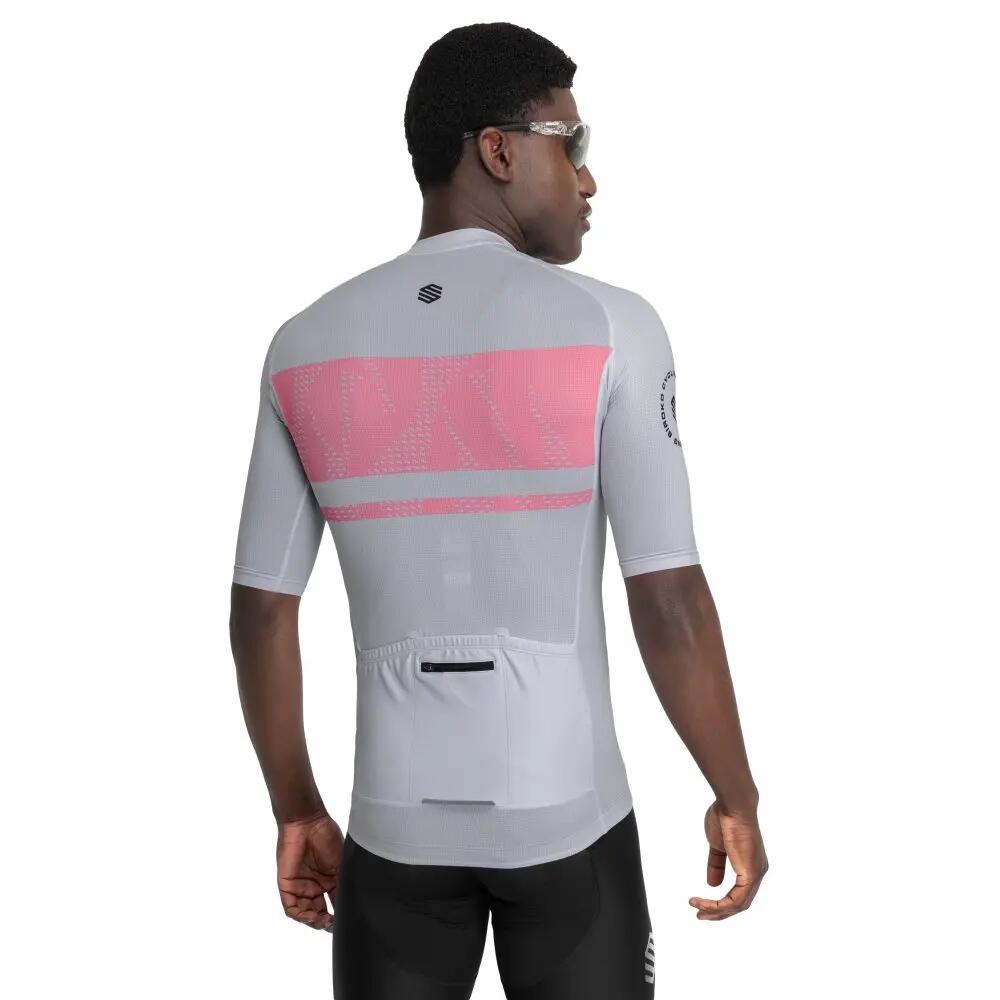 Maillot de manga corta hombre ultraligero ciclismo M3 Cadence Gris 2/8