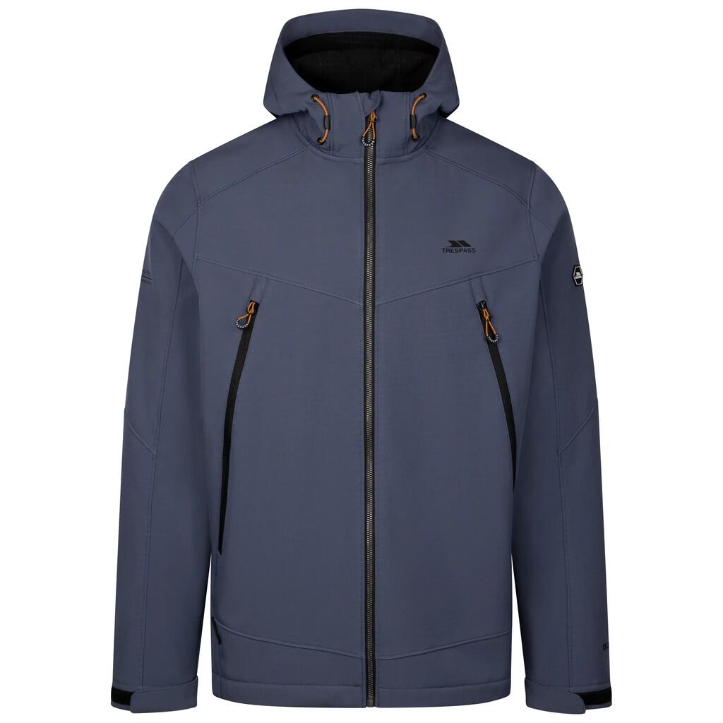 Mens Softshell Grown On Hood Waterproof Softshell Jacket - Hubbard