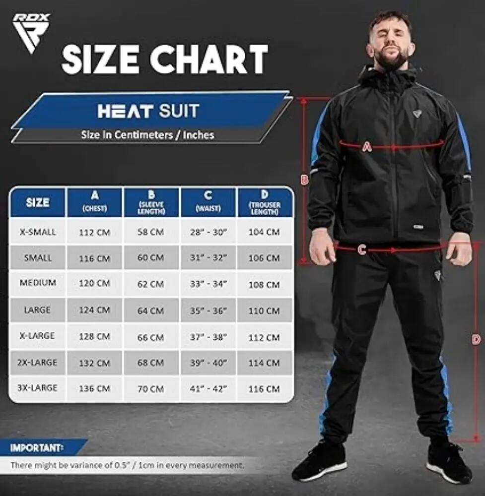 Tuta per sudare per la perdita di peso RDX H1 6/6