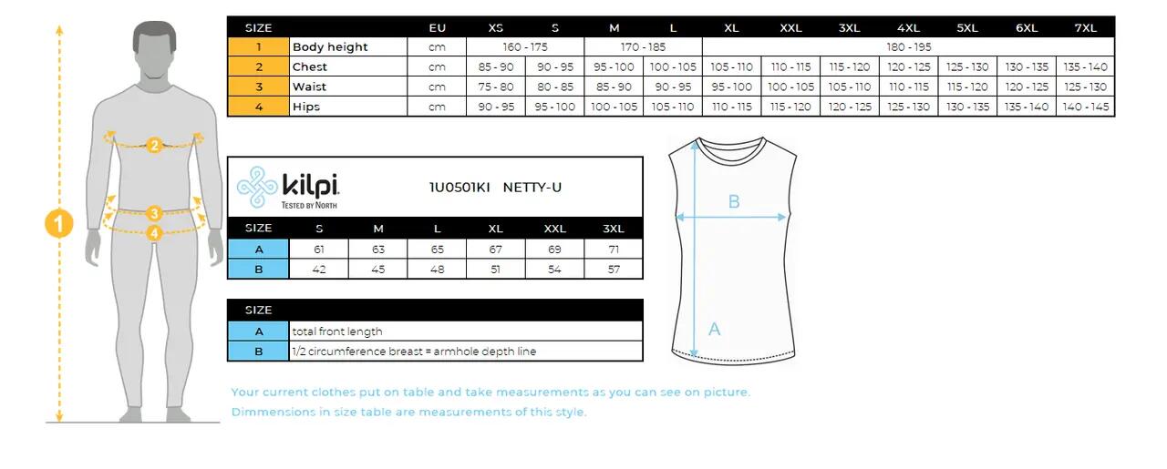 Canotta funzionale Kilpi NETTY-U 7/7