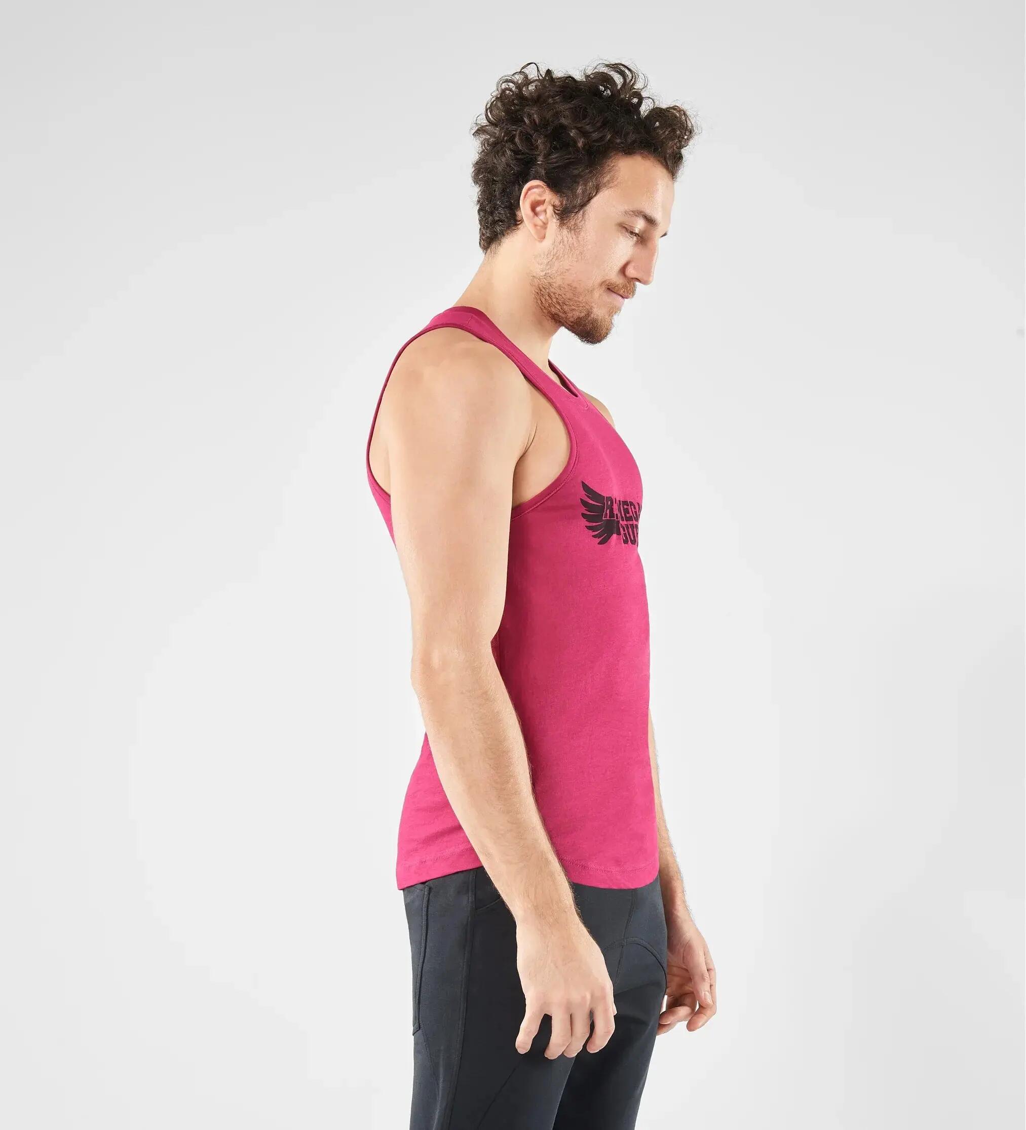 Débardeur de Yoga et Pilates Moksha   Rose 3/5