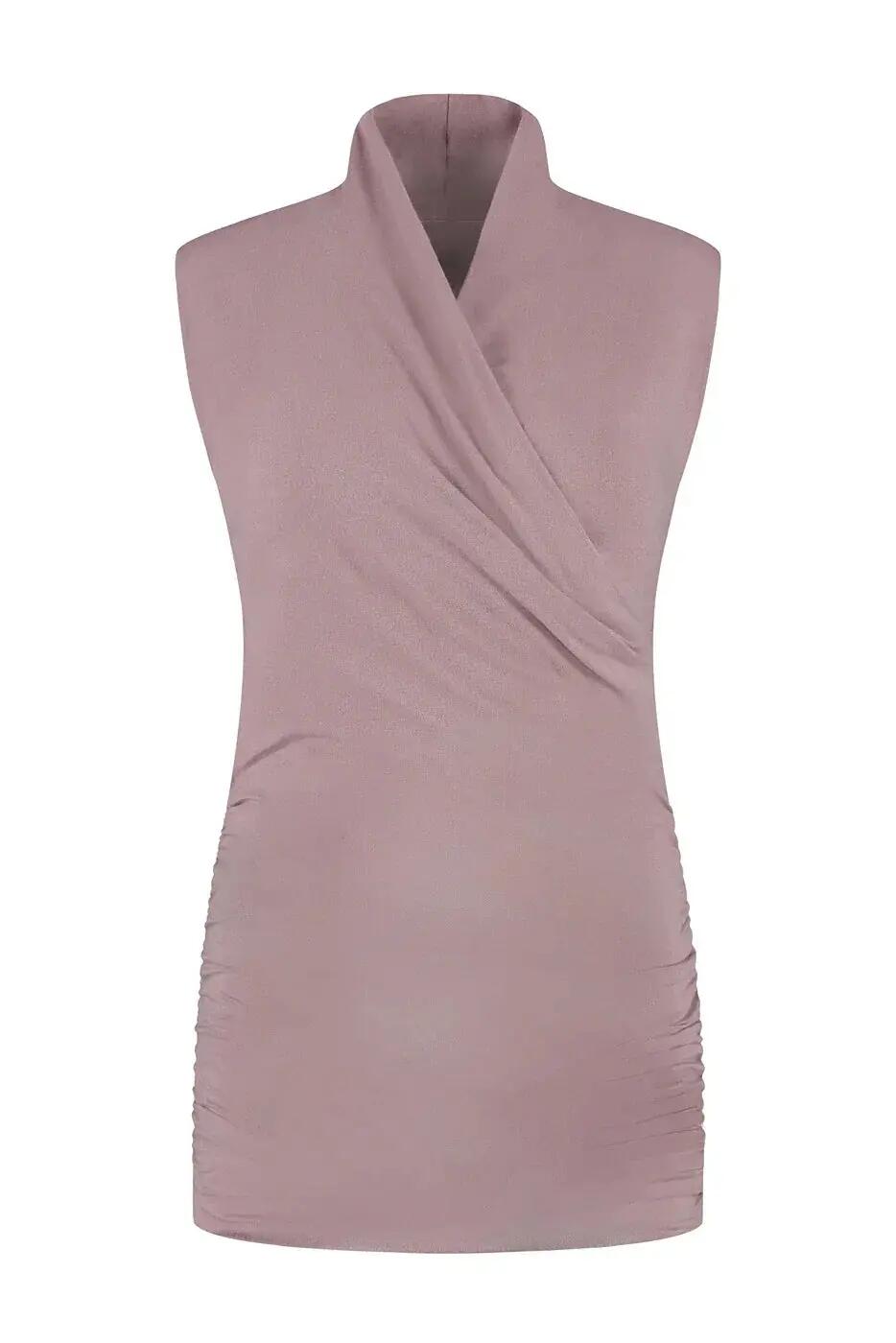 Good Karma - Top de Yoga et Pilates en coton biologique - Rose Brun 5/5