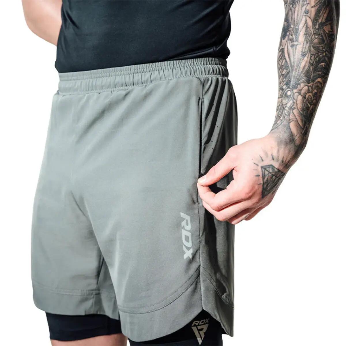 T16 2-in-1 Compression MMA Shorts 5/5
