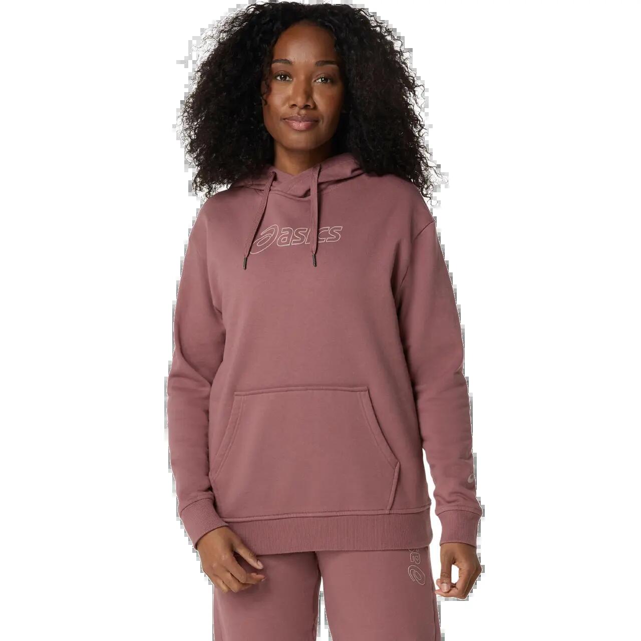 Camisola com capuz para mulher Asics Logo OTH 7/7