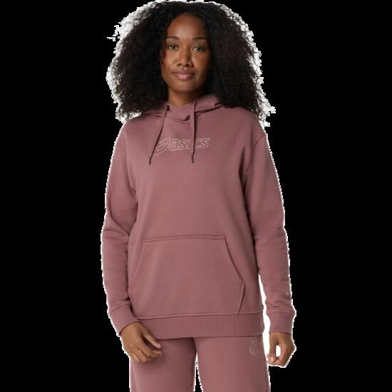 Sweat à capuche ASICS OTH femme coton mélangé, zip intégral, poches