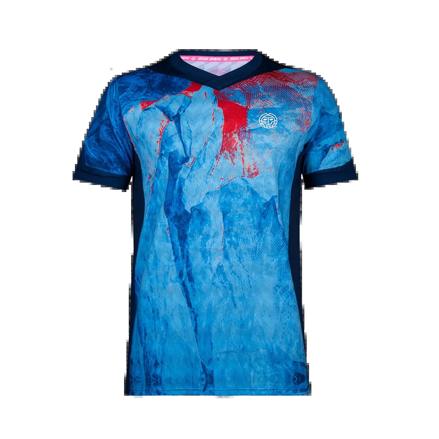 Maglietta Delani Tech - blu scuro/acqua 6/7
