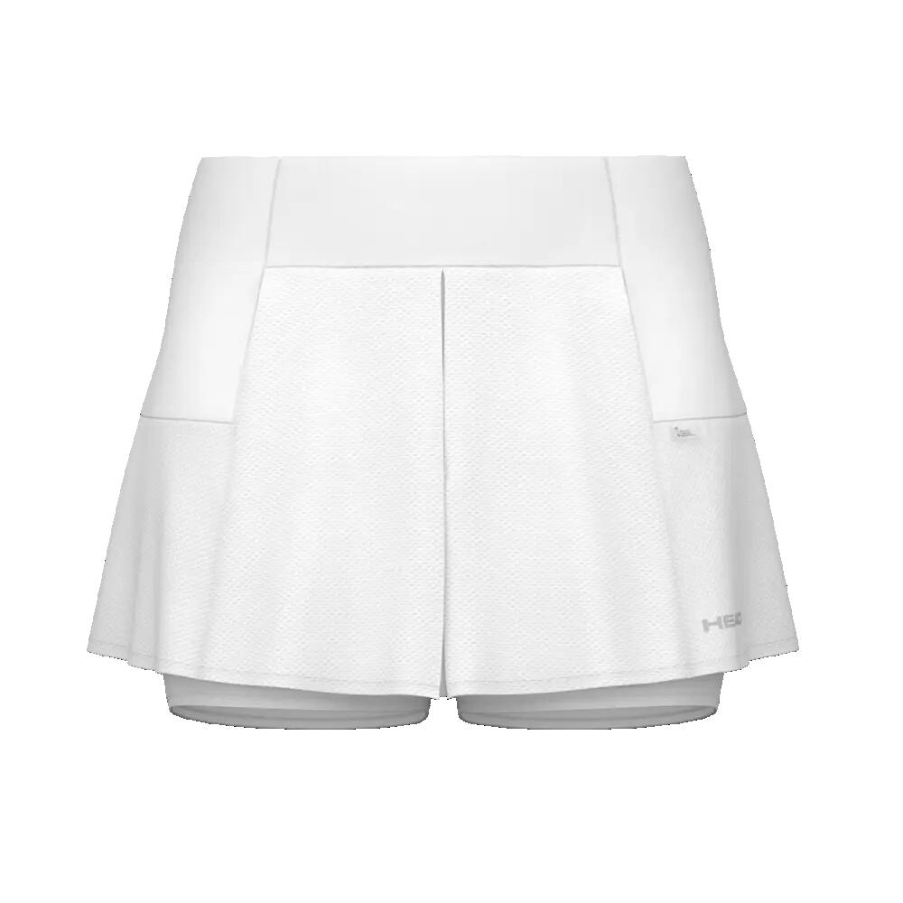 Jupe-short performance pour femmes blanc 6/7
