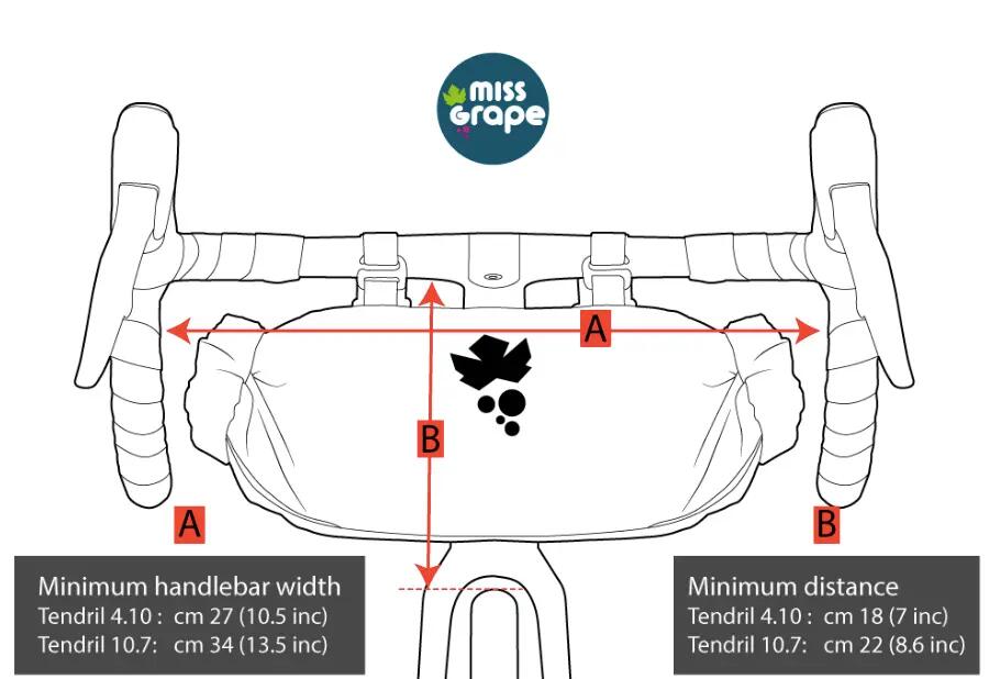 Sacoche de cintre Tendril 4.10 Waterproof bikepacking 3/3