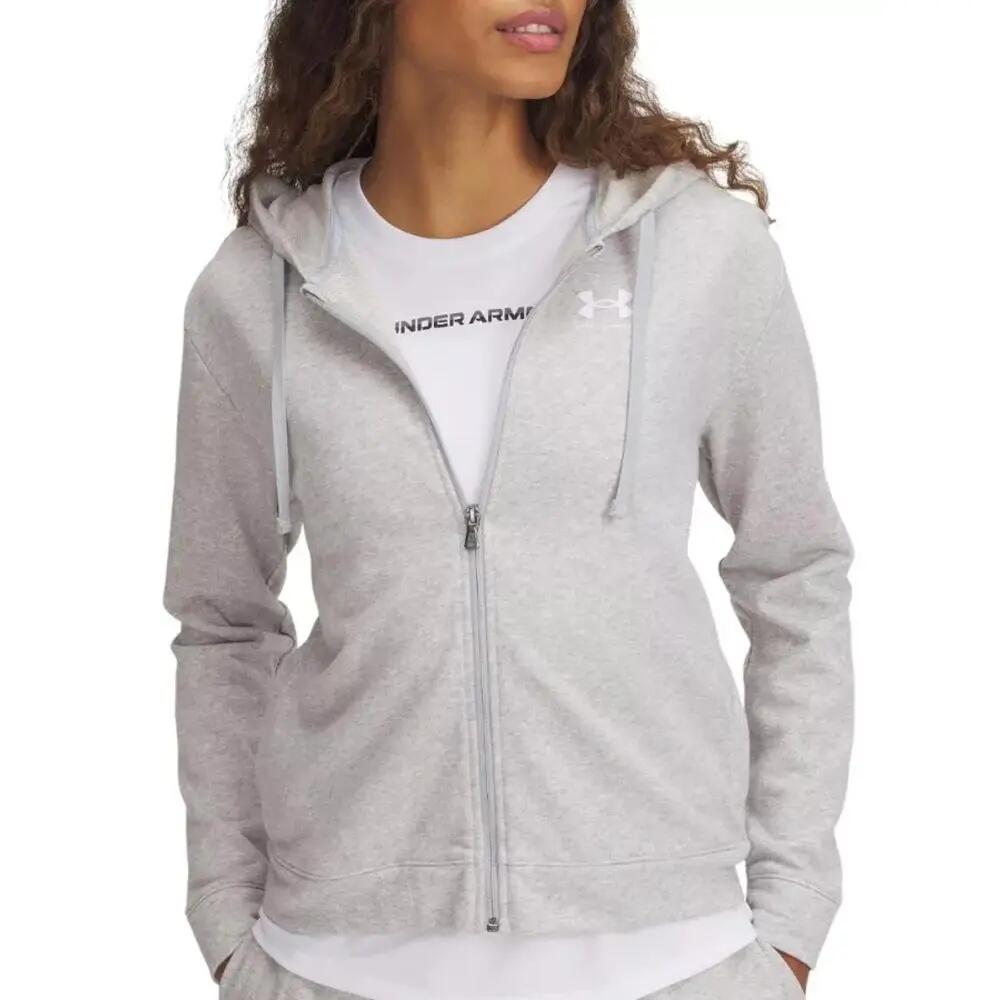 Damessweatshirt met rits Under Armour Rival Terry 2/4