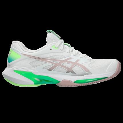 Zapatillas Asics Solution Speed FF 4 Clay Blanco Rosa Morganita Mujer