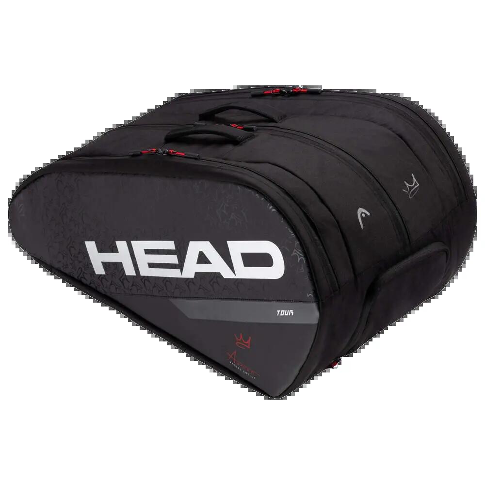 Borsa per Racchette Head Coello Tour L Grigio Scuro 2026 3/4