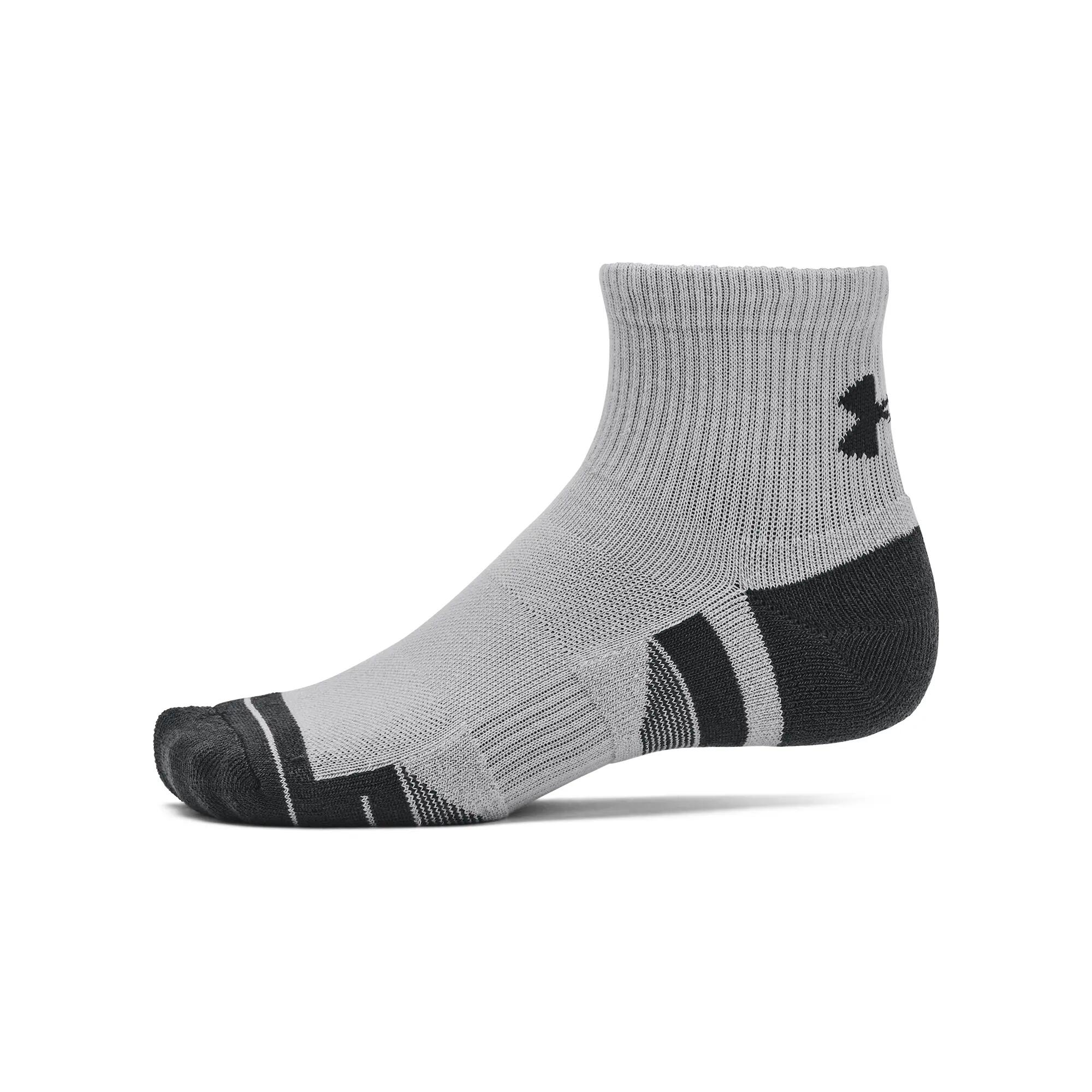 3 Paar Under Armour Performance Tech Quarter Sport Socken Unisex 7/8