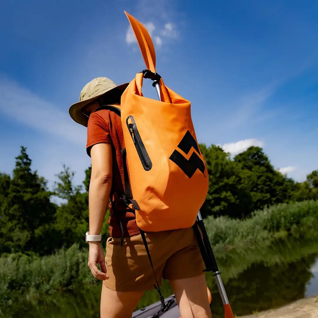 Plecak wodoodporny Alpinus Kayak 28 pomarańczowy ZN43399 2/7