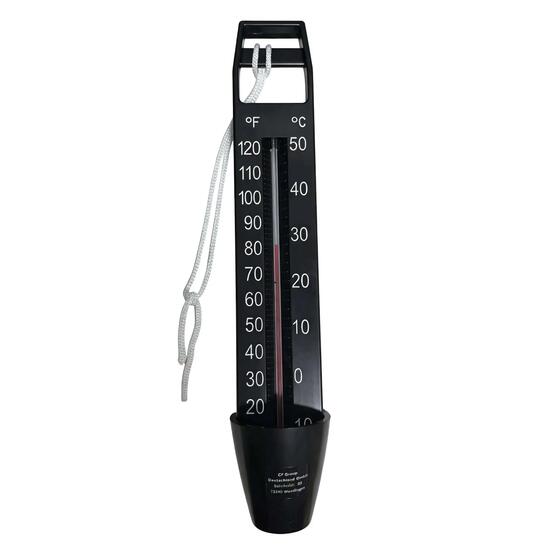 Thermometer 25cm lang schwarz Summer Fun