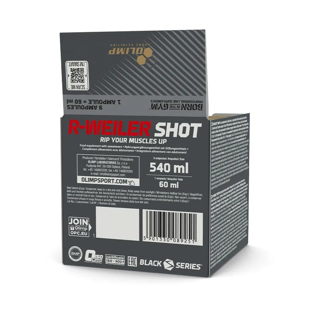 Pre-workout in shot - Redweiler Shot - Succo d'Arancia 4/5