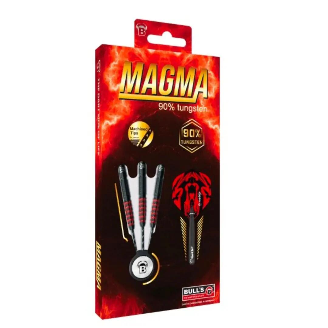 Darts Steeldarts unisex - Magma Dartpfeile 90% Tungsten Darts-Set Profi mehrfarb 6/6