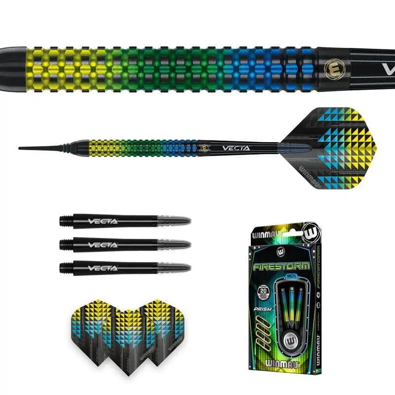 Dardos Winmau Firestorm 90% 20gr 5/6