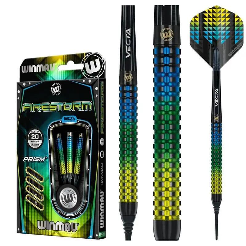 Dardos Winmau Firestorm 90% 20gr 4/6