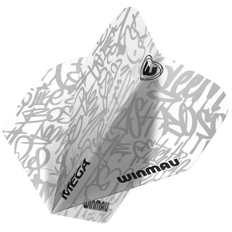 Flights - Darts - Standard - Winmau Mega - 75 micron - Wit 2/4