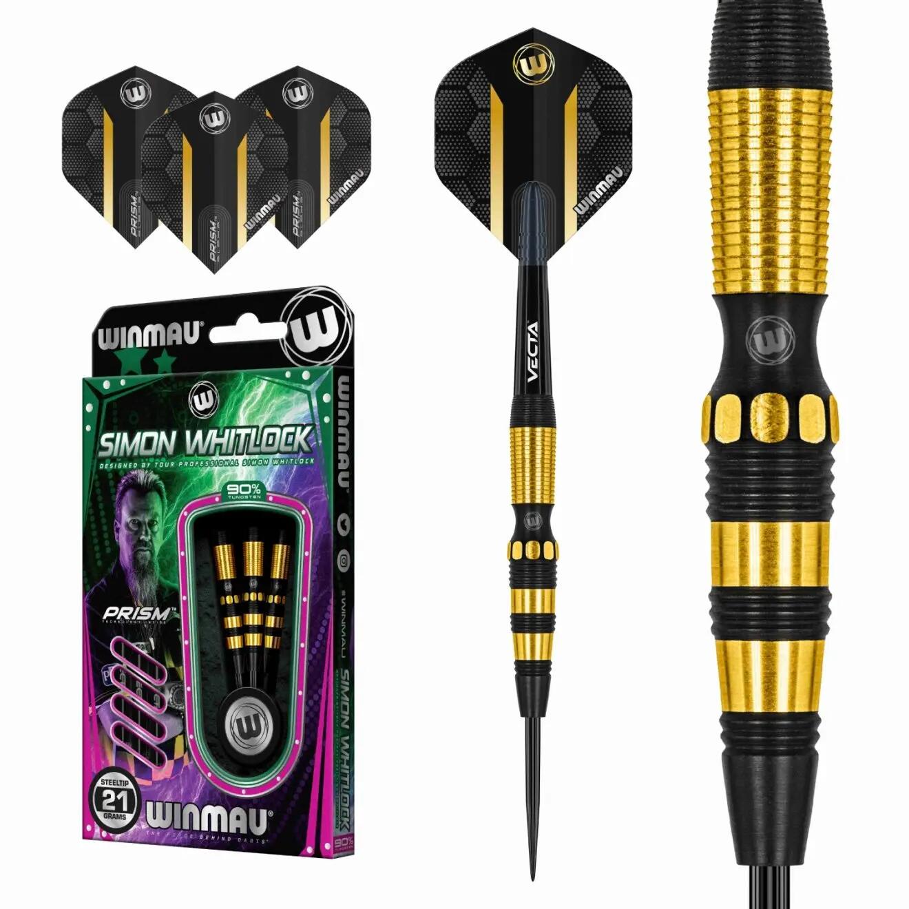 Dardos Winmau Simon Whitlock Onyx 90% 21gr 3/6