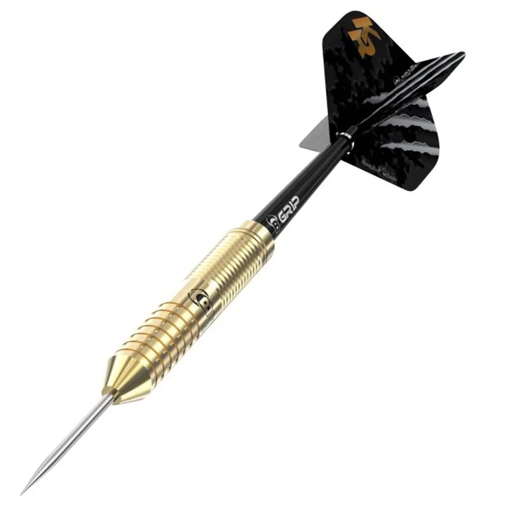 BULL'S Krzysztof Ratajski Brass Gold Steel Dart 24g 4/5