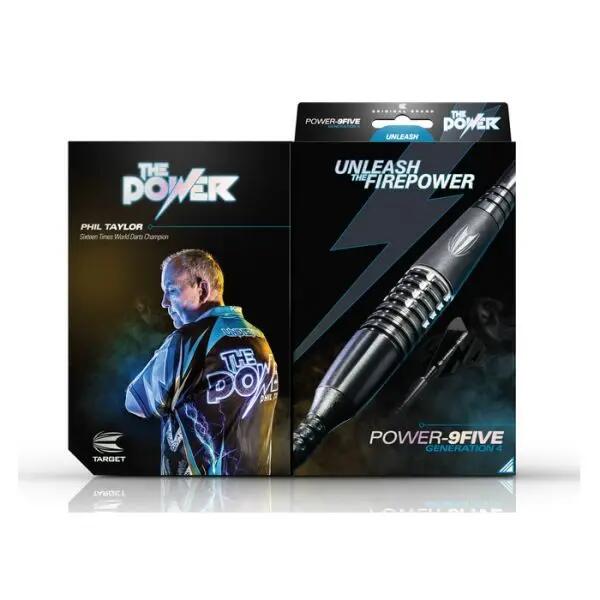 Fléchettes Phil Taylor 9 Five Gen 4 18g 3 pièces 4/5