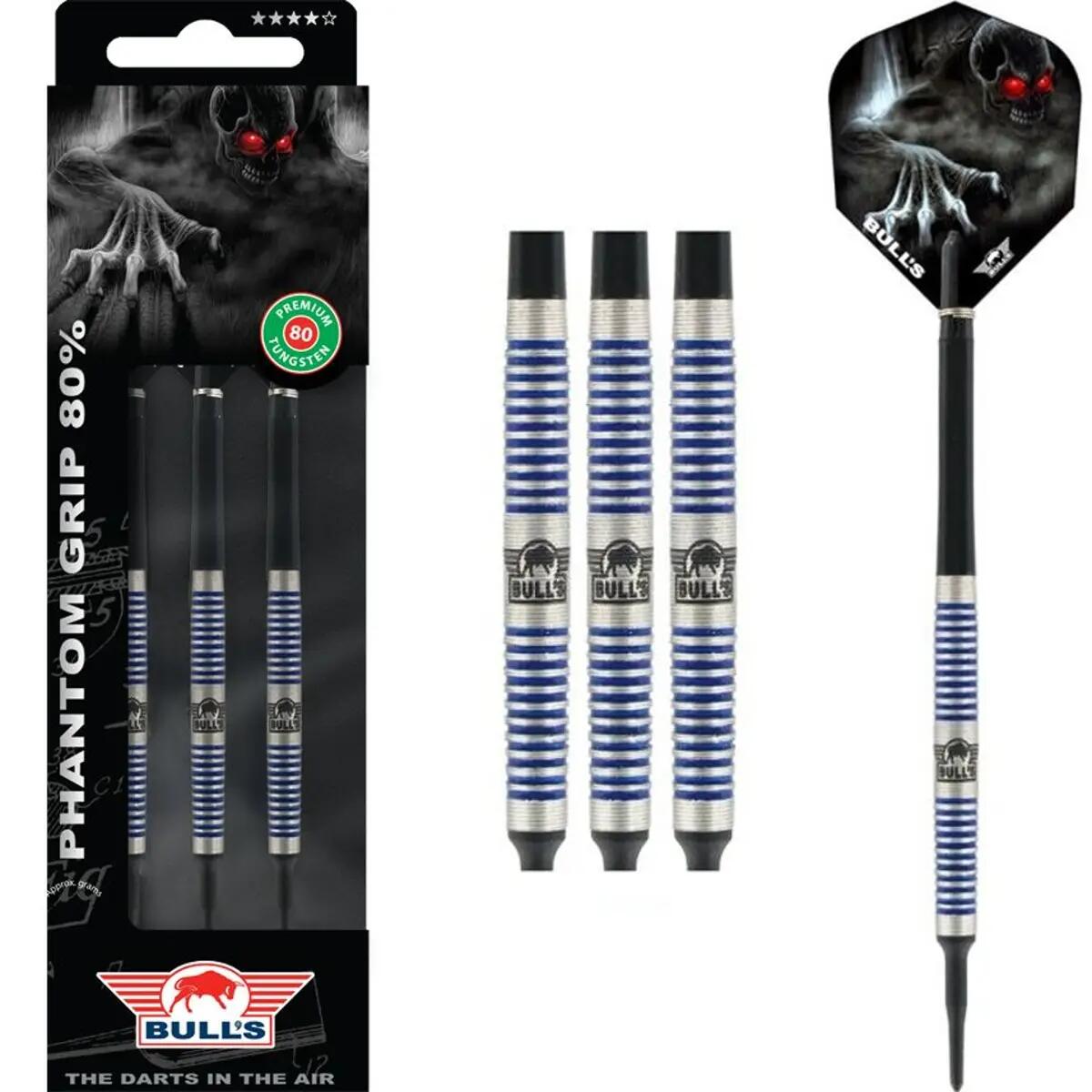BULLS Phantom Grip 80% 18g Softdarts 3/5
