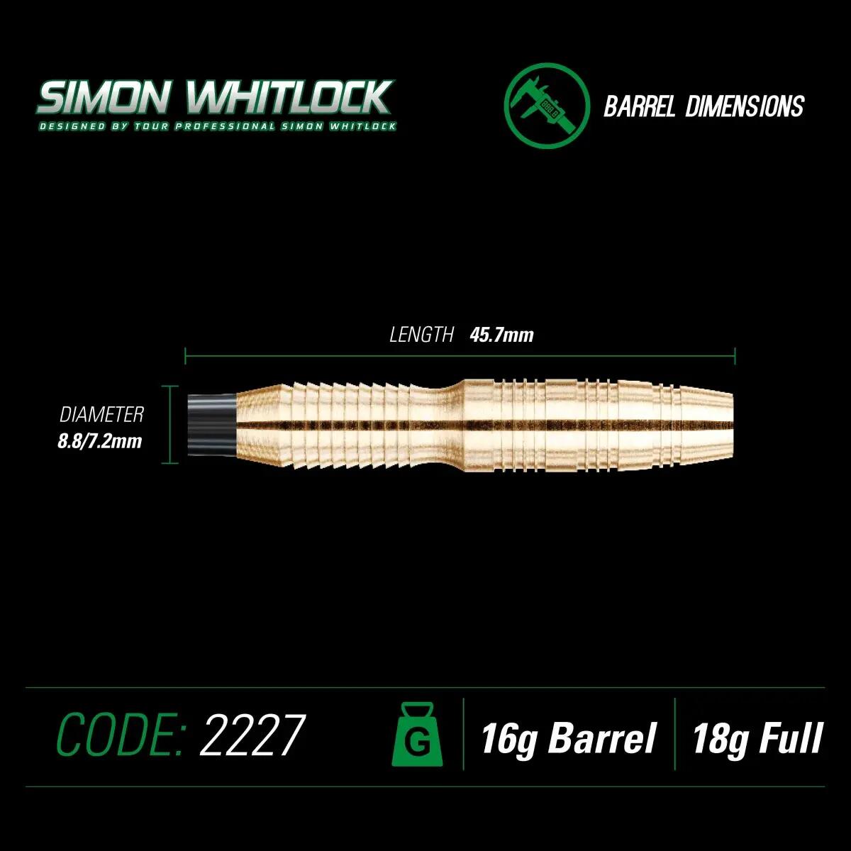 Winmau Simon Whitlock Brass Soft 18g (3er-Set, 2227.18) 6/6