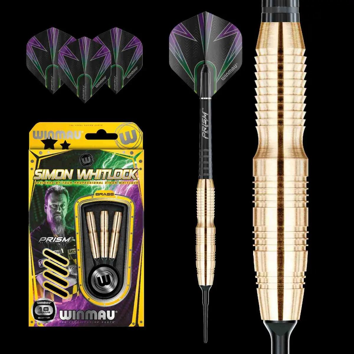 Winmau Simon Whitlock Brass Soft 18g (3er-Set, 2227.18) 4/6