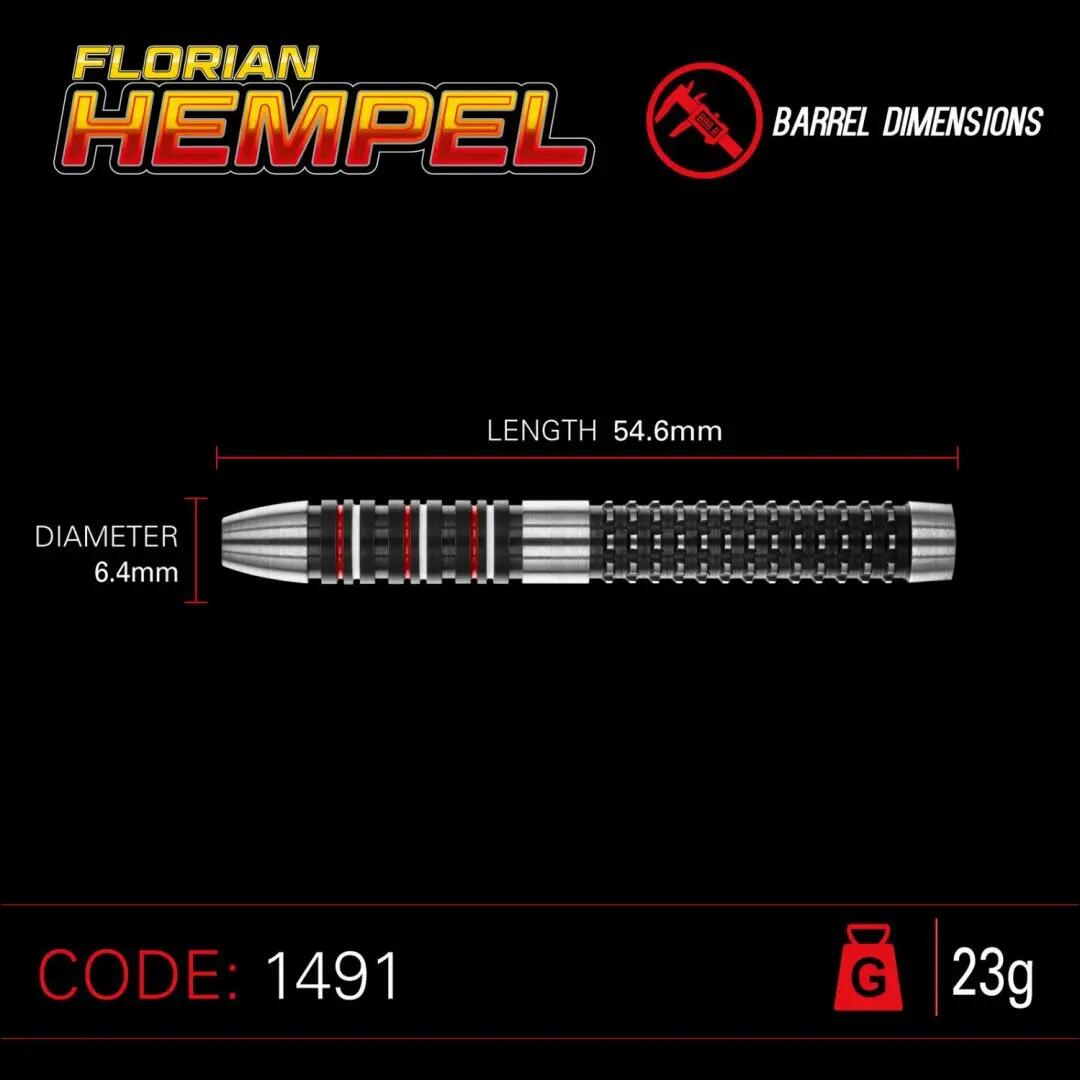 Winmau Florian Hempel Steeldart 23 g 6/6