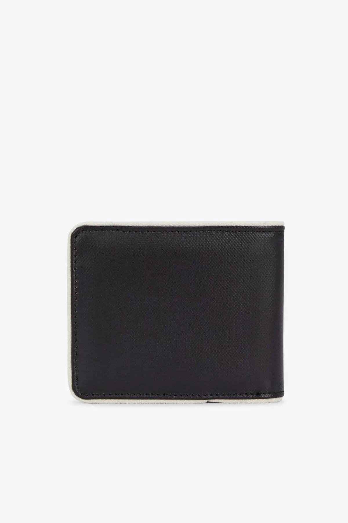 Portafogli Fred Perry Modello Billfold W Colore Nero 5/5