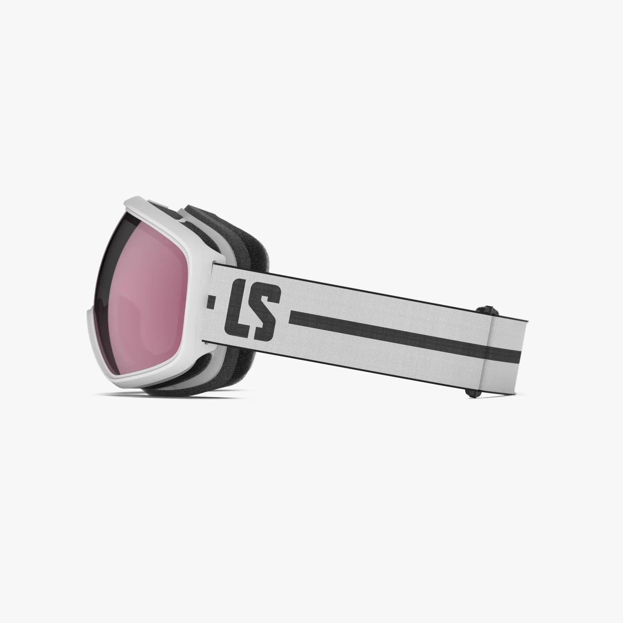 Masque de ski et snowboard LS4 OTG Essentiel Blanc/Rose 3/3