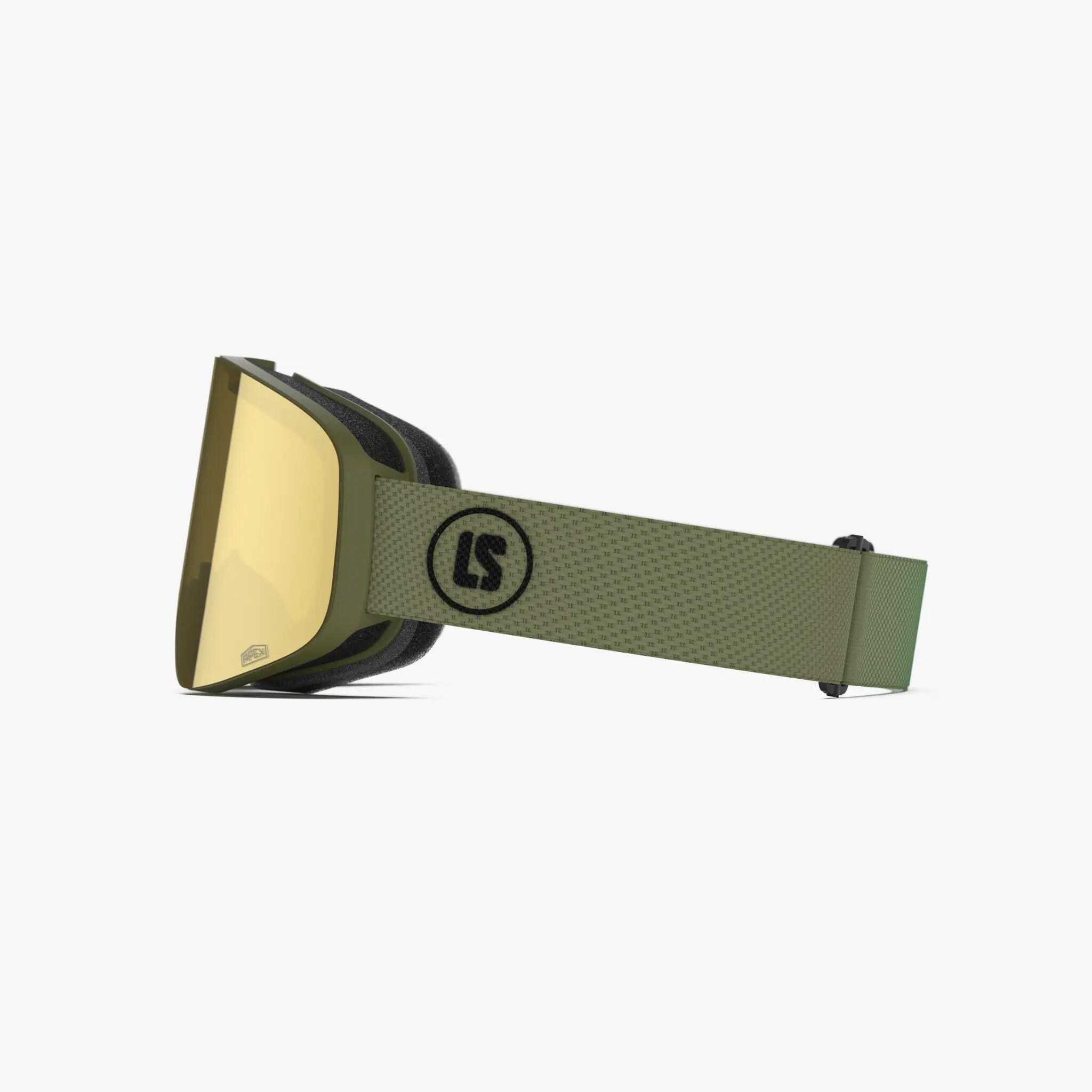 Masque de ski et snowboard LS3 Frameless Kaki 3/3
