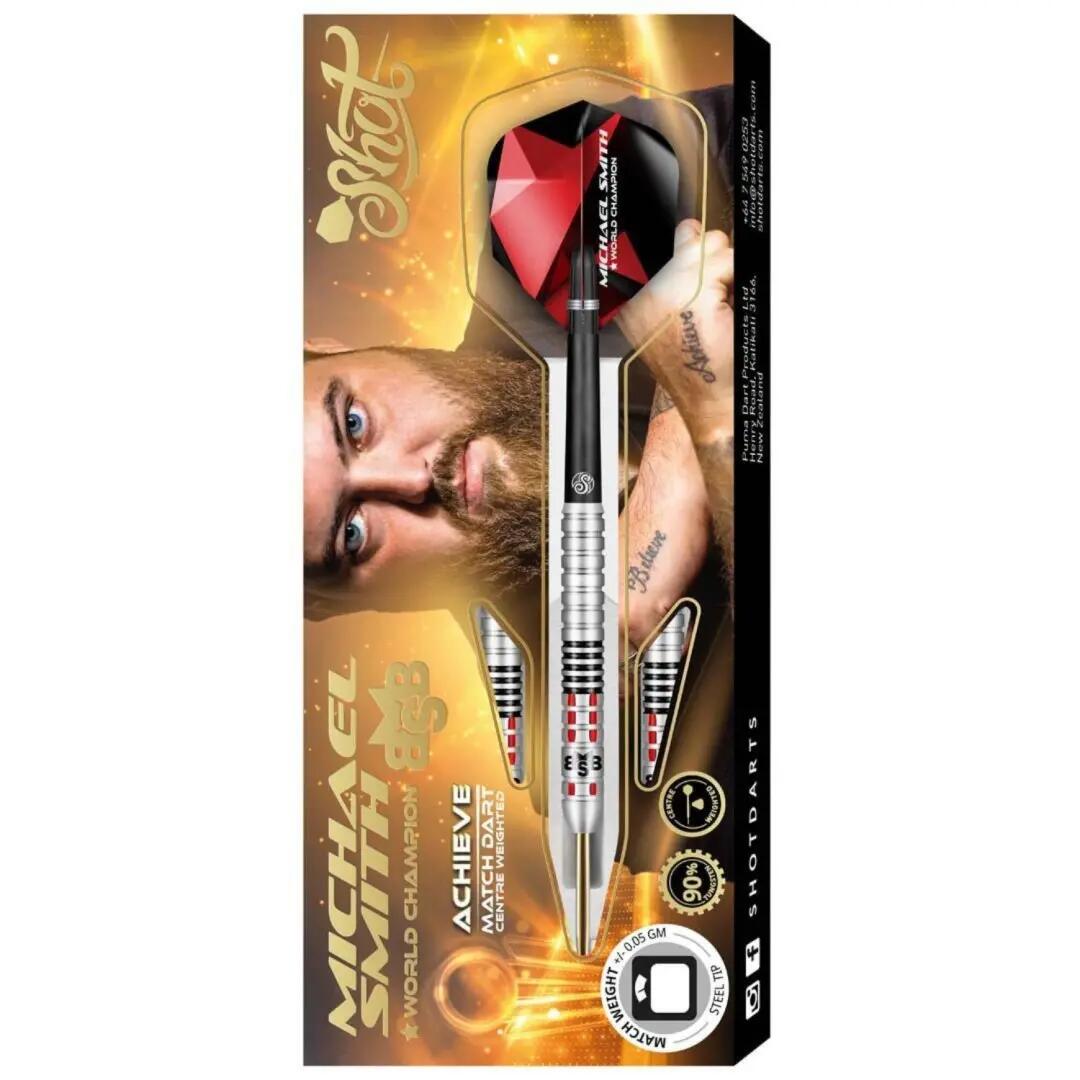 Shot! Michael Smith 90% Achieve 23g Steeldarts 5/5