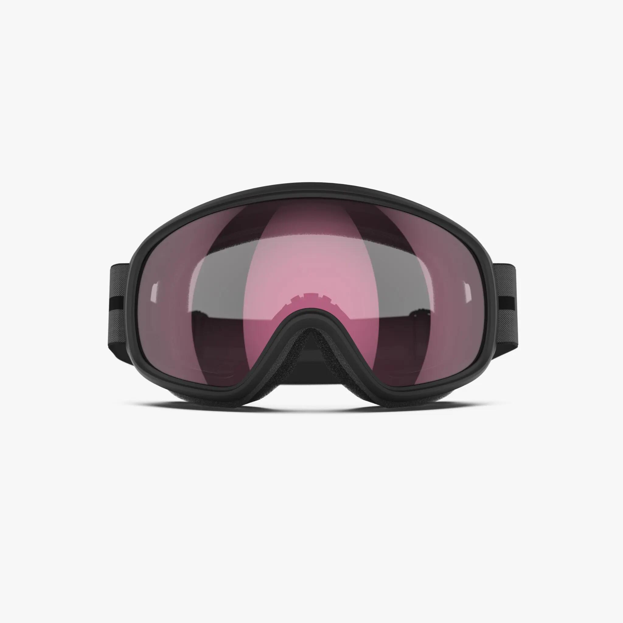 Masque de ski et snowboard LS4 OTG Essentiel Noir/Rose 2/3